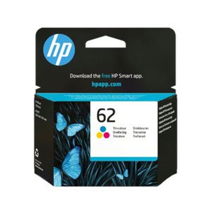 888182461976-HP 62 - 3 couleurs - cartouche d'encre originale (C2P06AE)--0