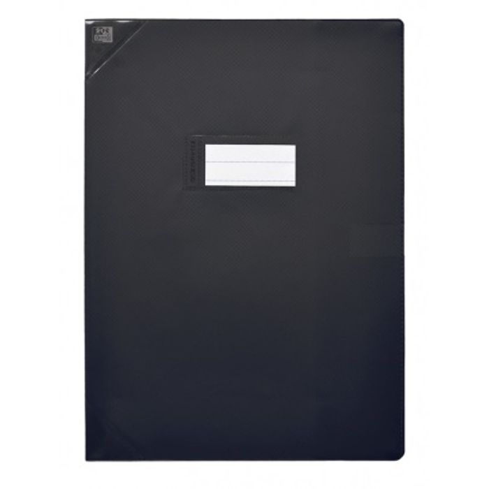 3045050186196-Oxford Strong Line - Protège cahier sans rabat - 24 x 32 cm - noir opaque--0