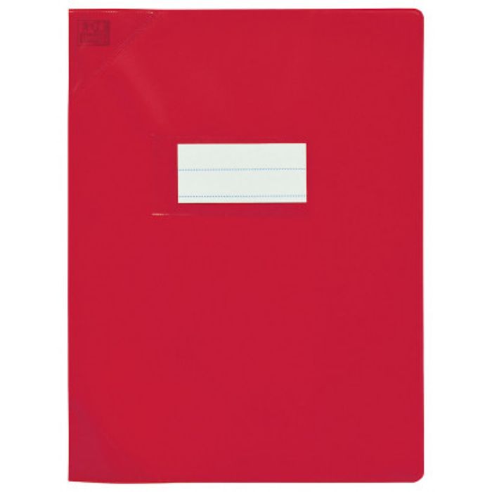 3045050186363-Oxford Strong Line - Protège cahier sans rabat - 24 x 32 cm - rouge opaque--0