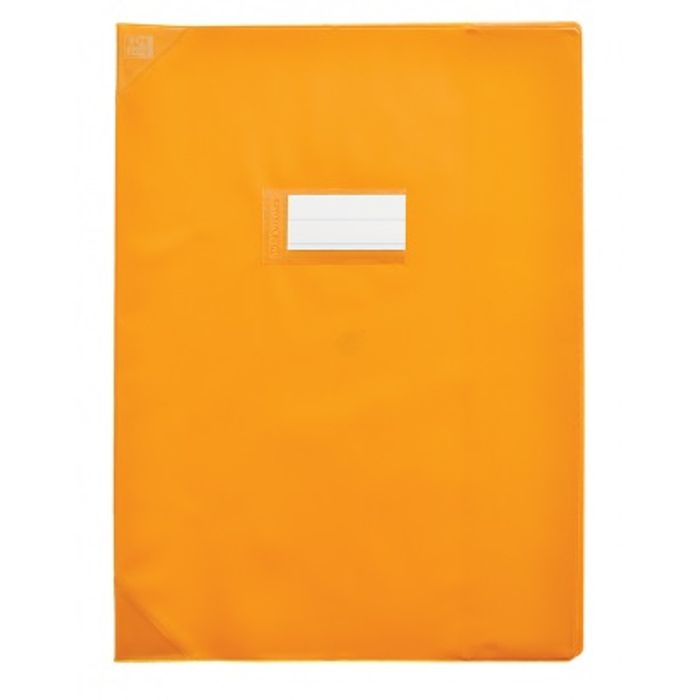 3045050186240-Oxford Strong Line - Protège cahier sans rabat - 24 x 32 cm - orange opaque--0