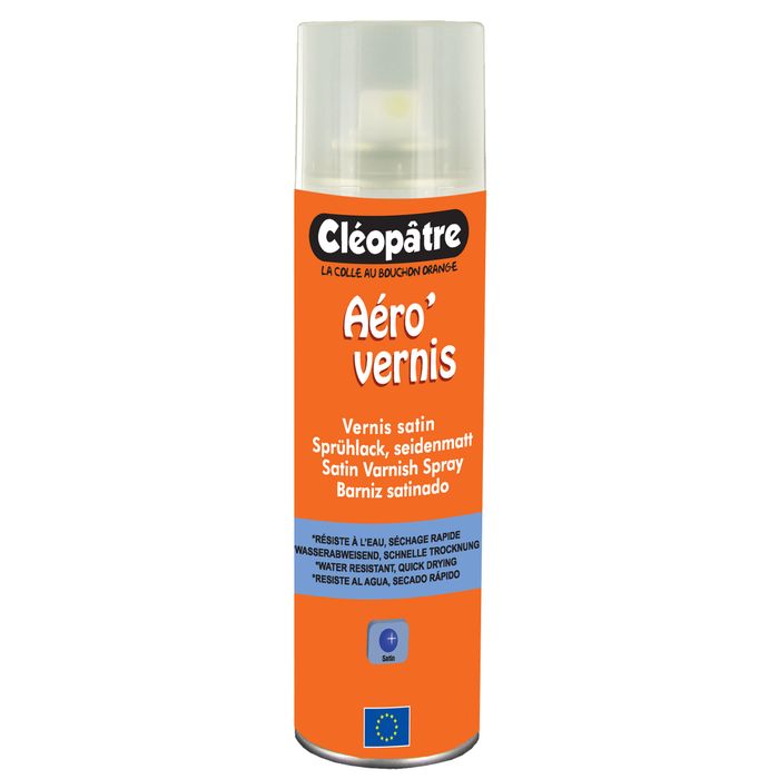 3134729132500-Cléopâtre Aéro'Vernis - Pulvérisation de laque - mat - 250 ml--0