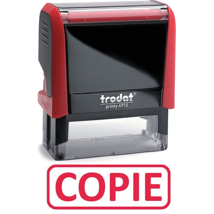 3459590000339-Trodat Xprint - Tampon formule "Copie" - rouge--0
