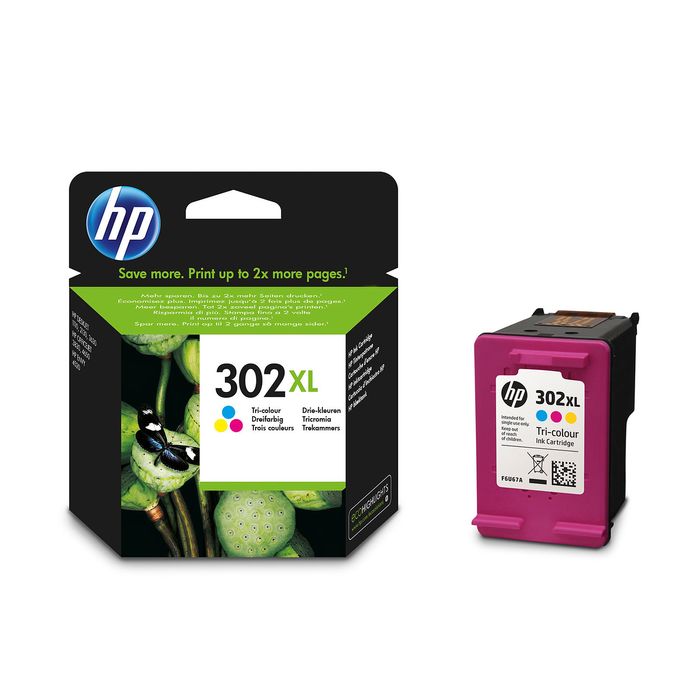 888793803097-HP 302XL - 3 couleurs - cartouche d'encre originale (F6U67AE)--1