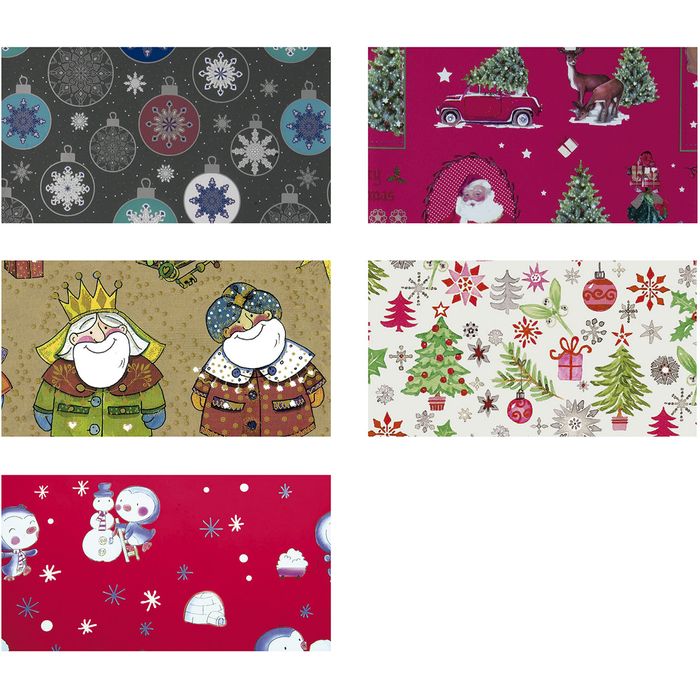 8410782140030-Apli Agipa - Papier cadeau - 70 cm x 2 m - différents motifs Noël--2