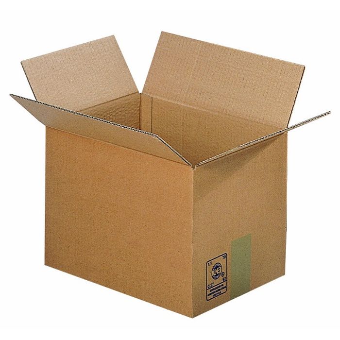 3760028772323-25 Cartons déménagement - 27 cm x 19 cm x 12 cm - simple cannelure - Logistipack--0