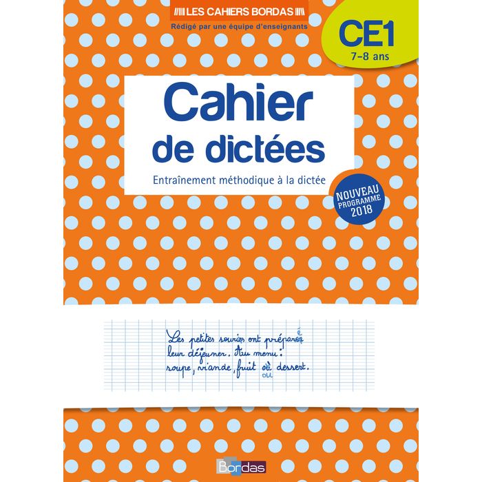 9782047351529-Les Cahiers Bordas - Cahier de dictées CE1 - 7-8 ans - edition 2019--0