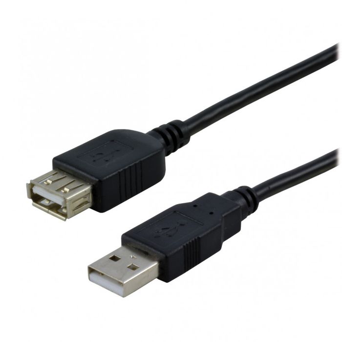 3700224719227-MCL Samar - Rallonge de câble USB 2.0 type A (M) vers USB 2.0 type A (F) - 2 m--1