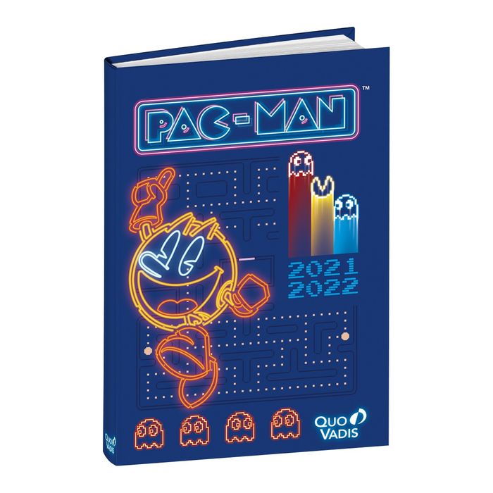 3371010373529-Agenda Pacman - 1 jour par page - 12 x 17 cm - différents modèles disponibles - Quo Vadis--0