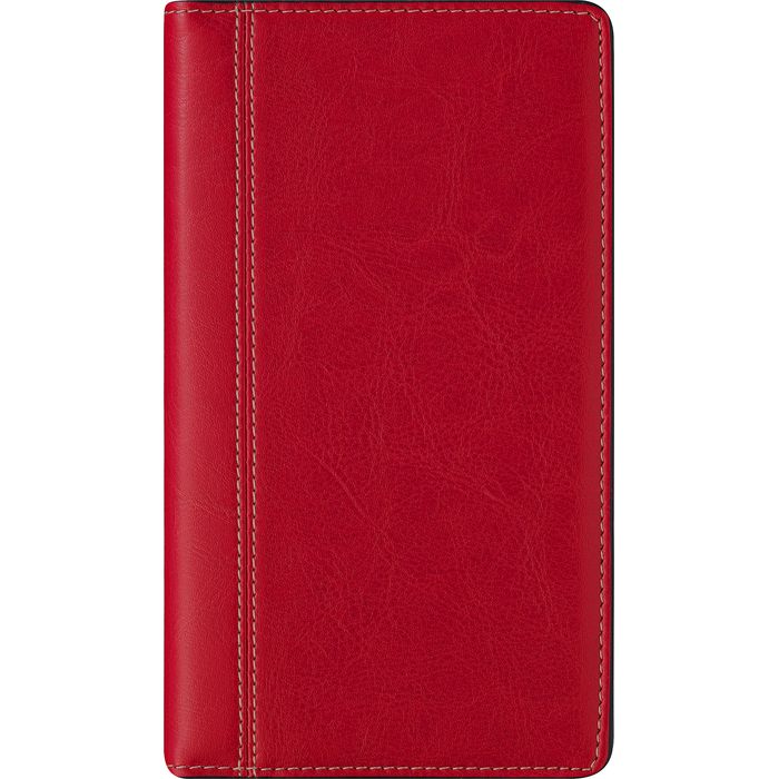 5412303136815-Agenda de poche spiralé Palermo Optivision - 1 semaine sur 2 pages - 9 x 16 cm - rouge - Brepols--0