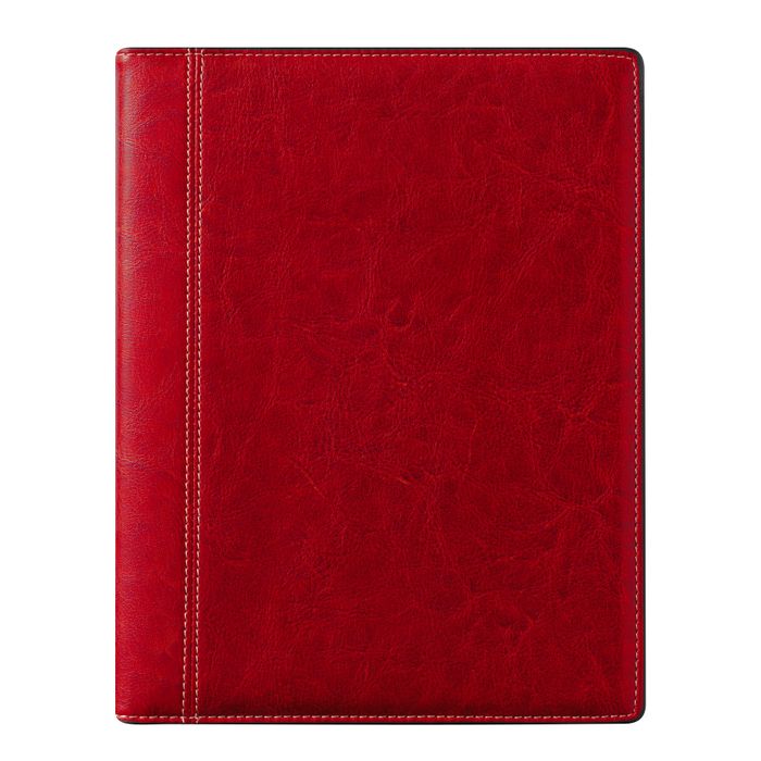 5412303142519-Agenda spiralé Palermo Optivision - 1 semaine sur 2 pages - 17 x 22 cm - rouge - Brepols--0