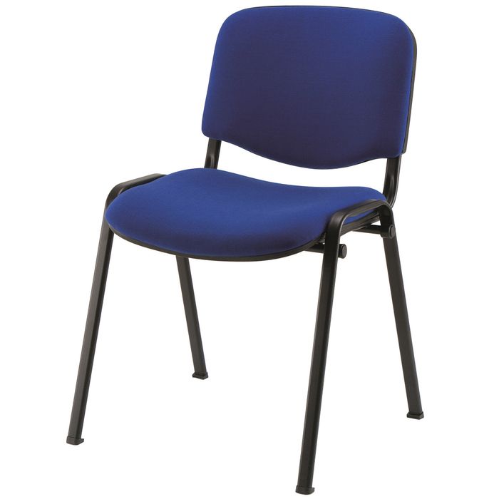 0404051443388-Lot de 4 chaises VISITEUR - bleu--1