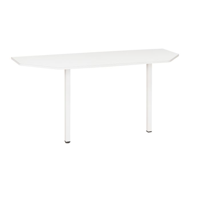 3483600495631-Extension demi-lune pour bureau SUNDAY - Blanc--0