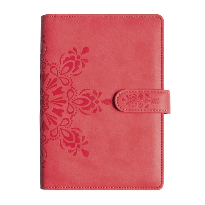 3660942055215-Organiseur Cordoba Exatime 17 light  - 16 mois - 14 x 19 cm - corail - Exacompta--0