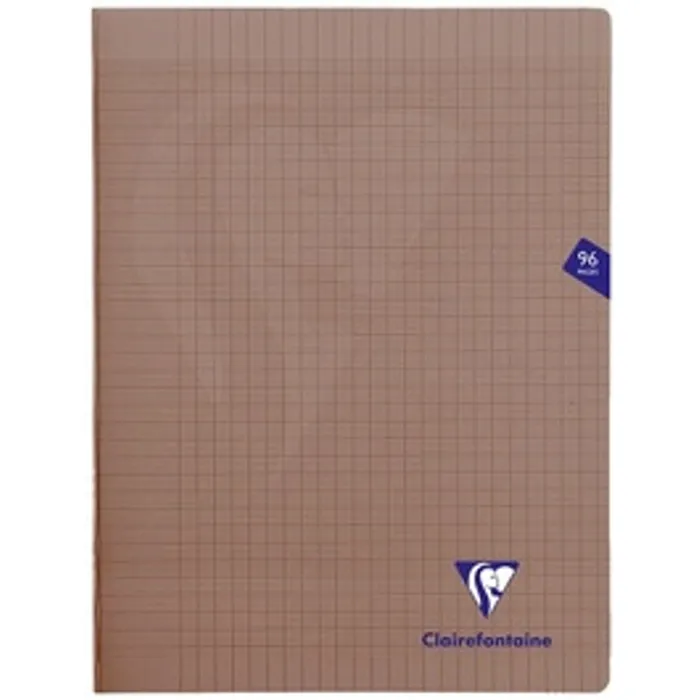 3329683633617-Clairefontaine Mimesys - Cahier polypro 24 x 32 cm - 96 pages - grands carreaux (Seyes) - noir--0