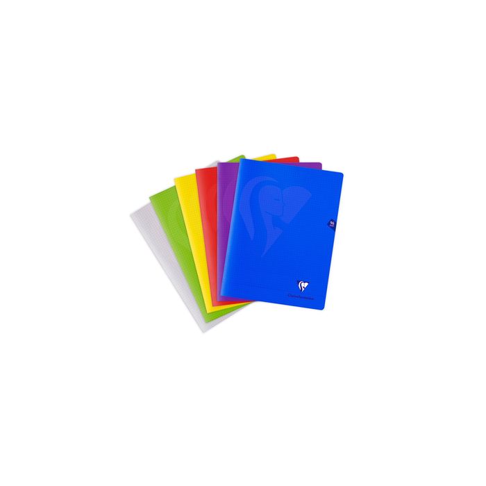 3329683033622-Clairefontaine Mimesys - Cahier polypro 24 x 32 cm - 96 pages - petits carreaux (5x5 mm) - disponible dans diff--0