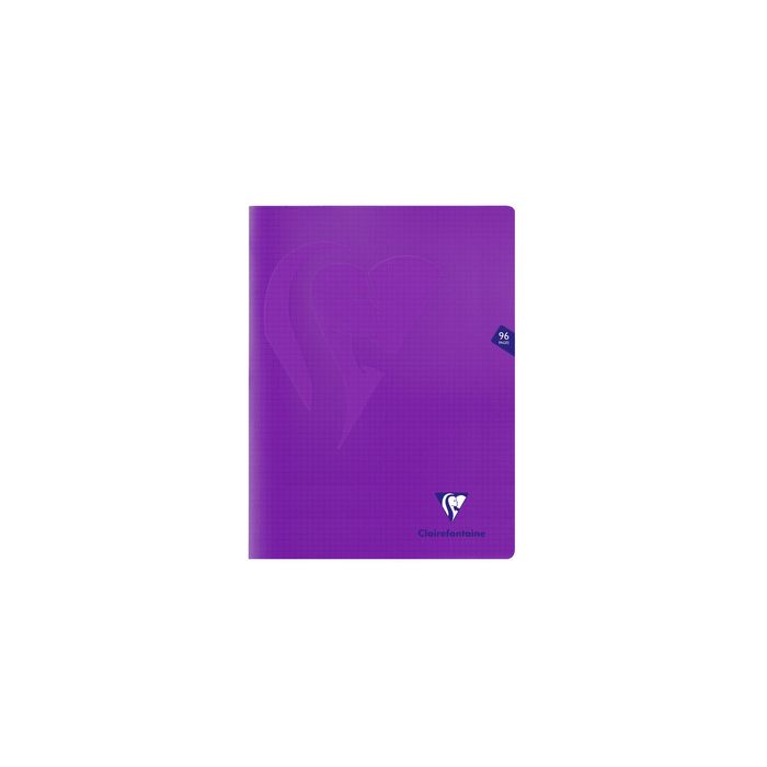 3329683033622-Clairefontaine Mimesys - Cahier polypro 24 x 32 cm - 96 pages - petits carreaux (5x5 mm) - disponible dans diff--1