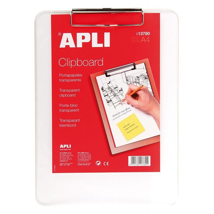 8410782137801-Apli - Porte bloc - A4 - transparent--0