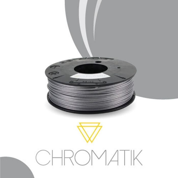 3760245230156-Dagoma Chromatik - filament 3D PLA - argent - Ø 1,75 mm - 750g--0