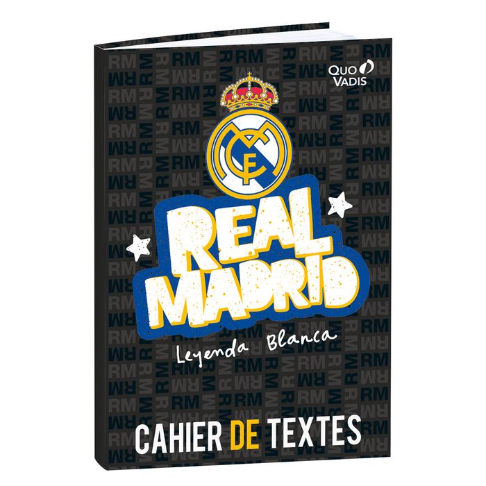 3371010393497-Cahier de textes Real Madrid - 15 x 21 cm - Quo Vadis--0