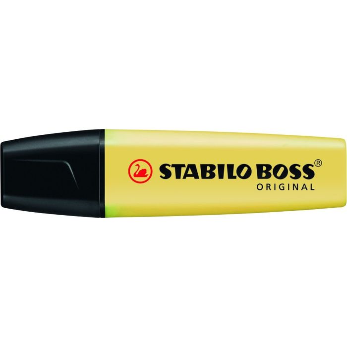 4006381492416-STABILO BOSS ORIGINAL Pastel - Surligneur - crème de jaune--0