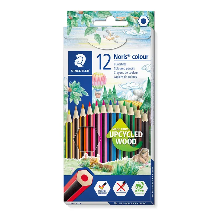 4007817185124-STAEDTLER Noris Color - 12 Crayons de couleur--0