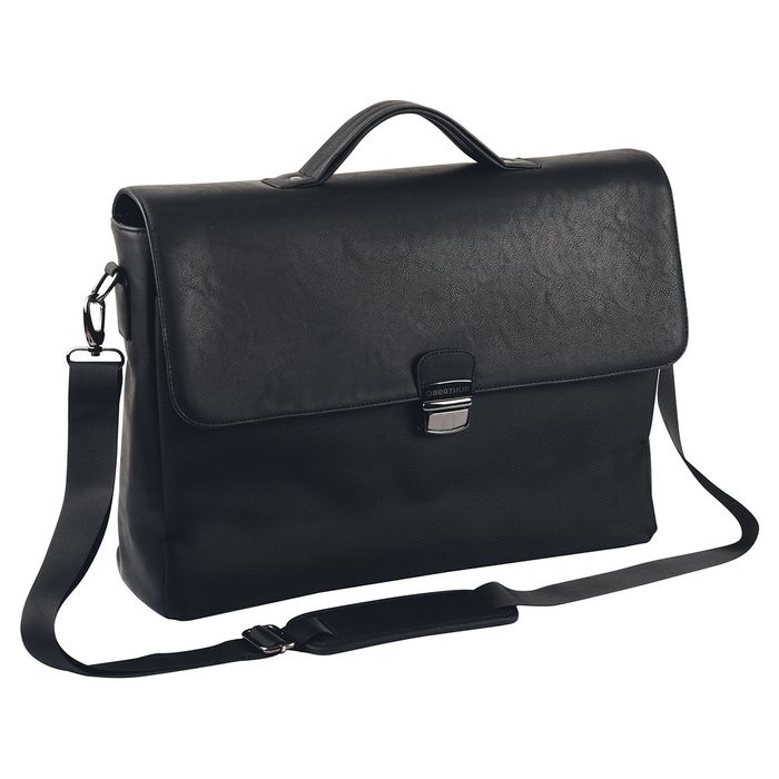 3108723260415-Oberthur Oregon - Cartable rigide 2 compartiments - pour ordinateur portable 17,3" - noir--0