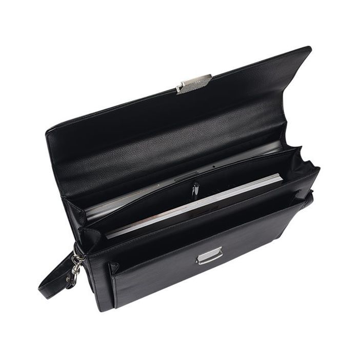 3108723263706-Oberthur Bradford - Cartable rigide 2 compartiments - noir - 29 x 38 x 13 cm--1