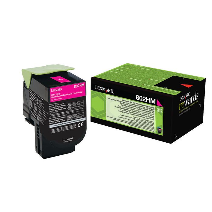 0400794223980-Lexmark 802H - magenta - cartouche laser d'origine--0