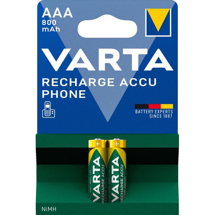 4008496330867-VARTA Accu power - 2 piles alcalines rechargeables - AAA LR03--0