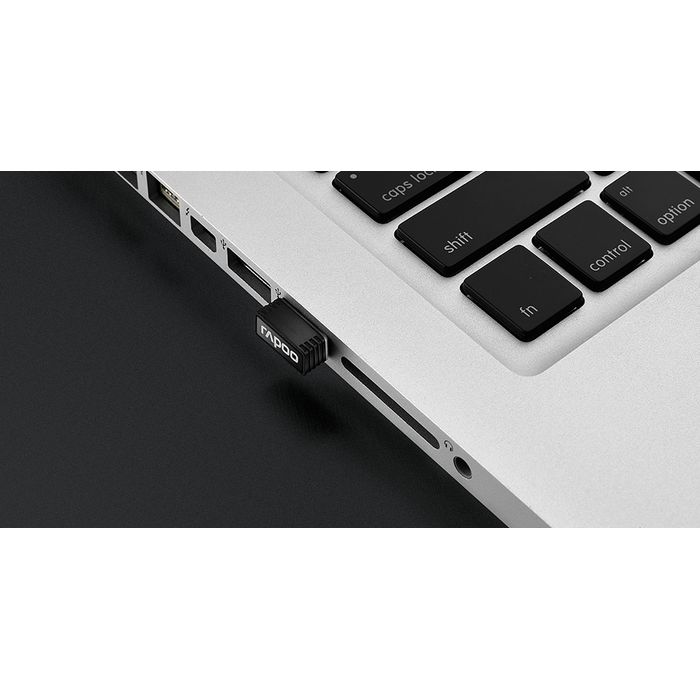 6940056162014-Rapoo E2710 - clavier sans fil Azerty - ultra plat et touchpad - blanc--1