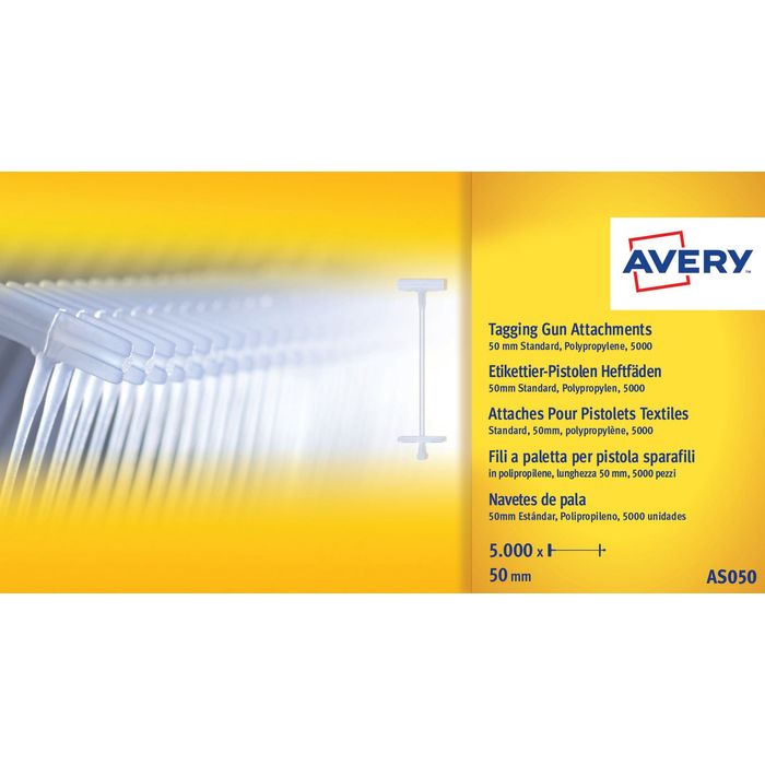 5014702023477-Avery - 5000 Attaches standard pour pistolet textile - 40 mm--0