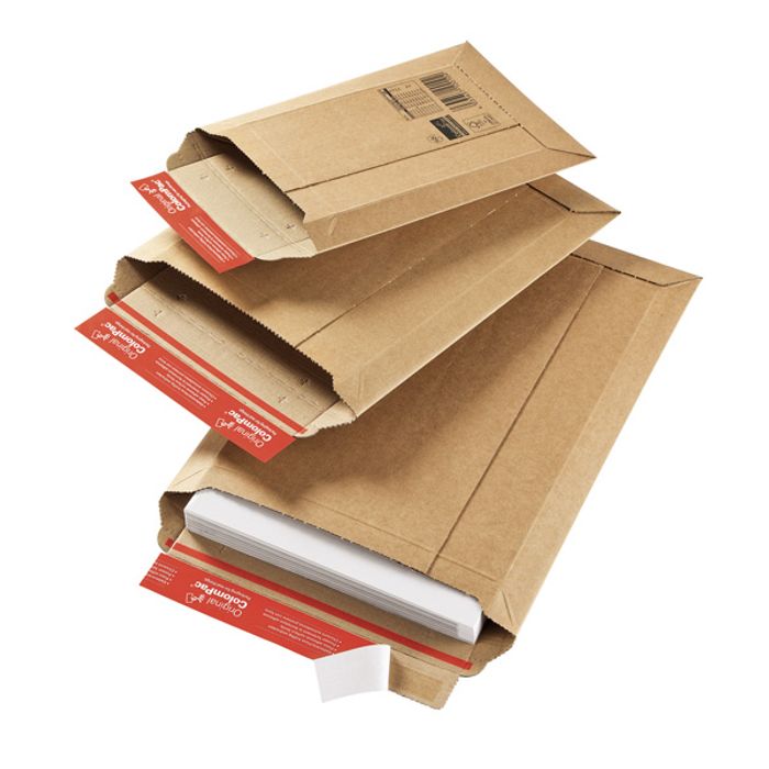 4033657100102-Pochette d'expédition adhésive - 15 cm x 25 cm - kraft - Logistipack--0