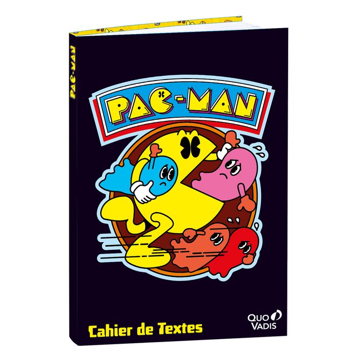 3371010402830-Cahier de textes Pacman - 15 x 21 cm - Quo Vadis--0