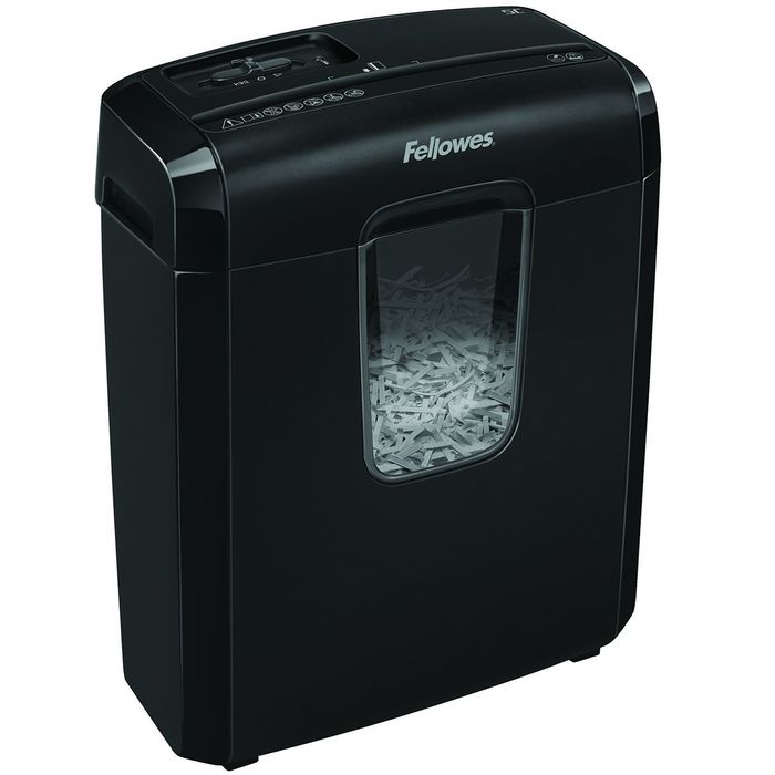 0043859724598-Fellowes Powershred 6C - destructeur de documents coupe croisée  - 6 feuilles - Corbeille 11 litres - verrouill--1