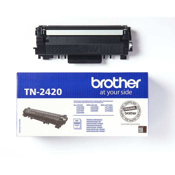 4977766779494-Brother TN2420 - noir - cartouche laser d'origine--1