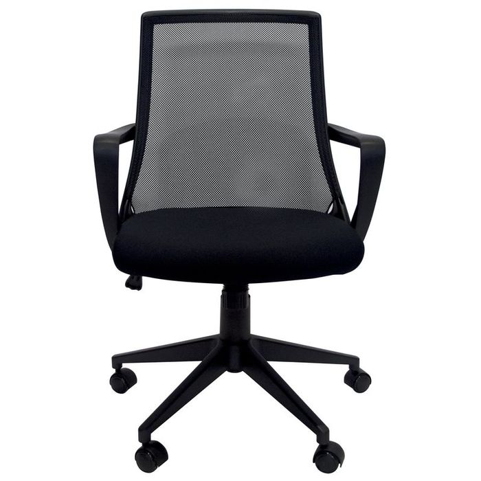 3700339882687-Fauteuil de bureau ALEX - accoudoirs fixes - noir--1