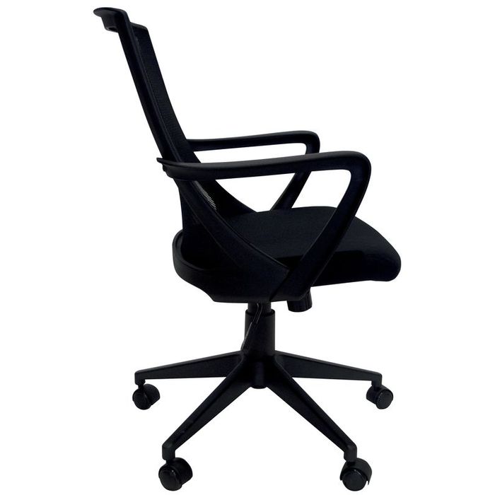 3700339882687-Fauteuil de bureau ALEX - accoudoirs fixes - noir--2