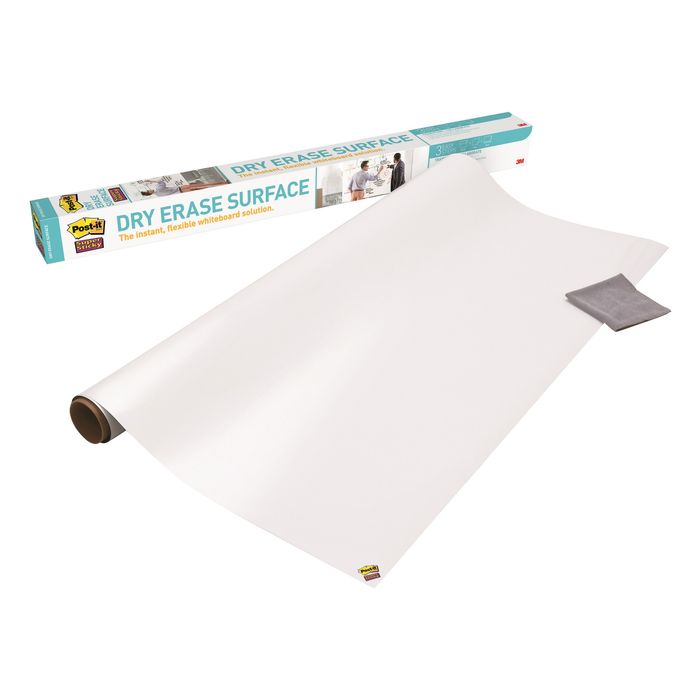 0076308931995-Post it - Tableau blanc Super Sticky - rouleau - 61 x 91 cm--0