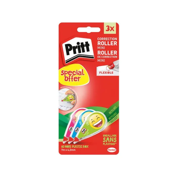 5410091324308-Pritt - Pack de 3 Mini correcteurs - 4,2mm x 7m - "Emoji"--1