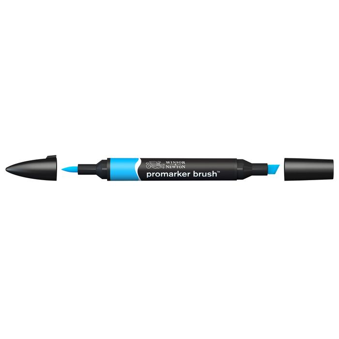 0884955042540-BrushMarker - Stylo pinceau et marqueur - cyan--0