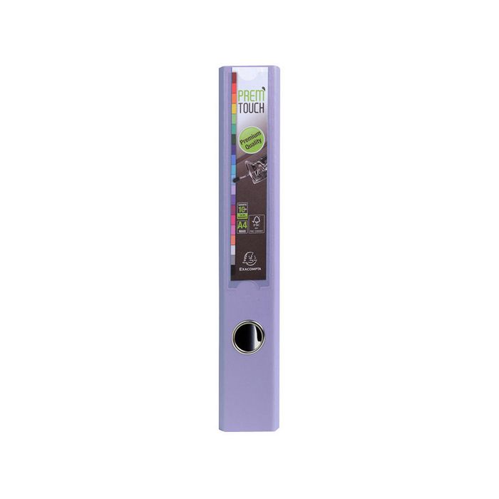 3130630531074-Exacompta Prem'Touch - Classeur à levier - Dos 50 mm - A4 Maxi - pour 400 feuilles - lilas--1