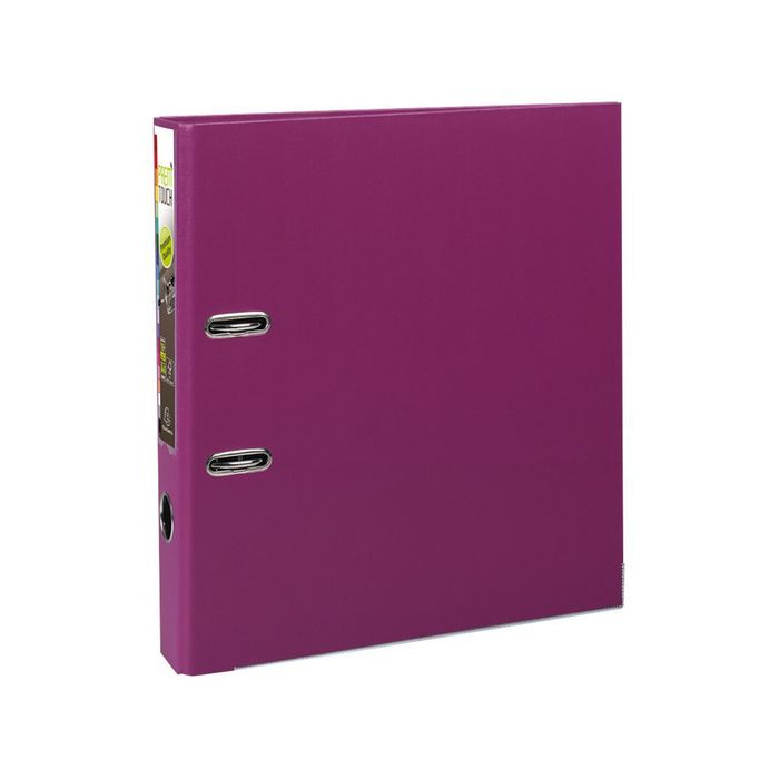 3130630531470-Exacompta Prem'Touch - Classeur à levier - Dos 50 mm - A4 Maxi - pour 400 feuilles - fuchsia--0