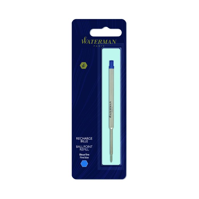 0400794338233-Waterman - Recharge pour stylo à bille - bleu - pointe fine--0