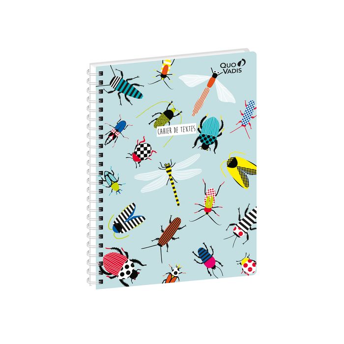 3371010421688-Cahier de textes spiralé Animascot' - 15 x 21 cm - différents modèles disponibles - Quo Vadis--1