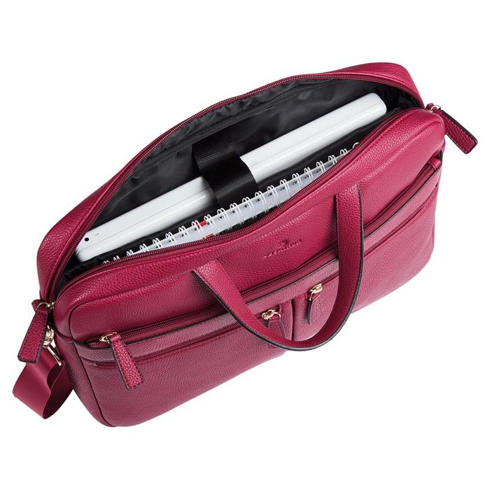 3108723213718-Oberthur Lady Bradford - Sacoche pour ordinateur portable 15,6" - framboise--1