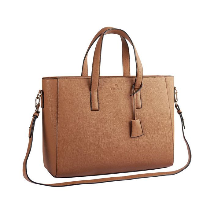 3108726553729-Oberthur Lady Bradford - Sac cabas pour ordinateur 15,6" - camel--0