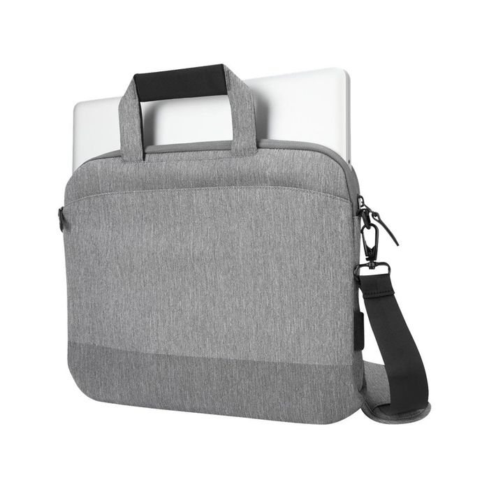 5051794024142-Targus City Lite - Sacoche à bandoulière pour ordinateur portable 15,6" - gris--0