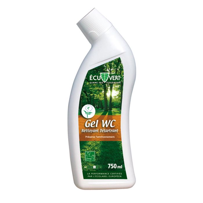 3700505800194-Écu Vert - Gel WC nettoyant détartrant 750 ml--0