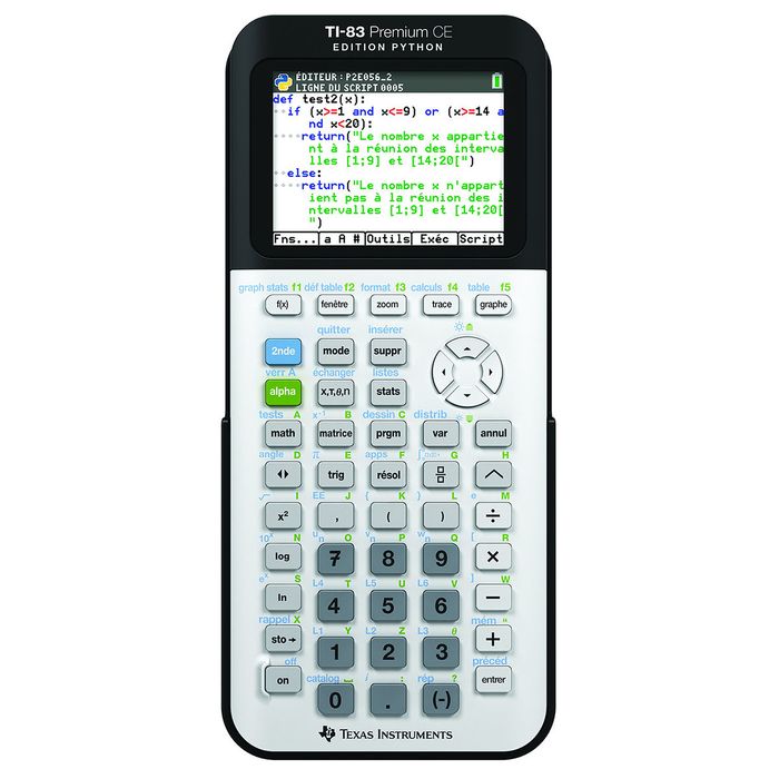 0404000039273-Calculatrice graphique TI83 Premium - Edition Python - reconditionné--0