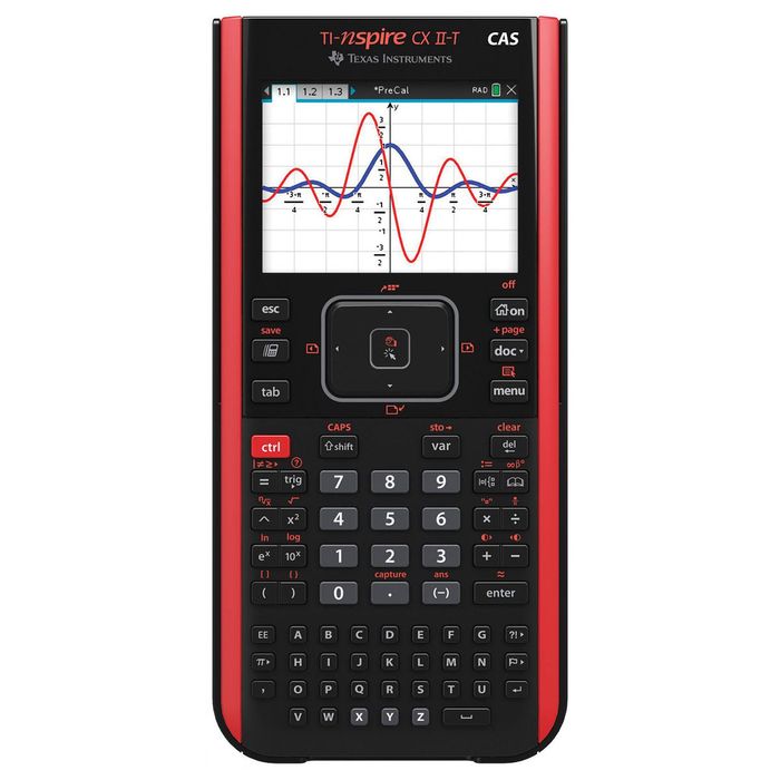 3243480106726-Calculatrice graphique TI-Nspire CX II-T CAS - mode examen intégré - Edition Python - précision alg